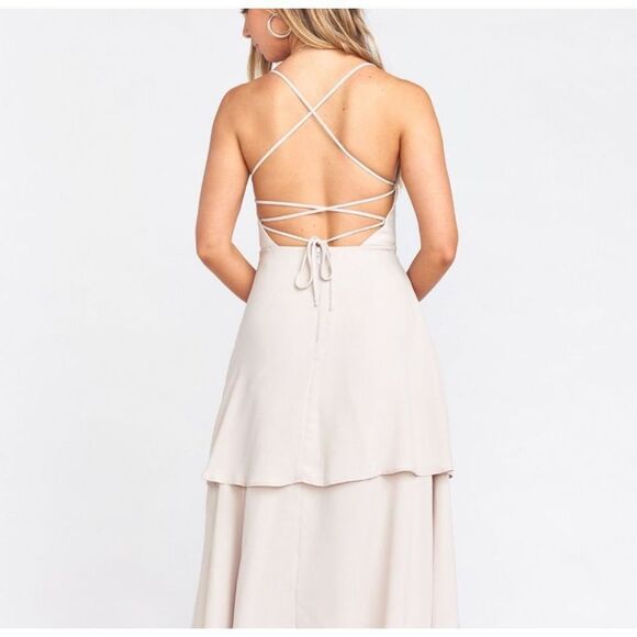 Show Me Your Mumu Calypso Ruffle Dress XXXL Show Ne your ring Crisp Nwt - Picture 7 of 7